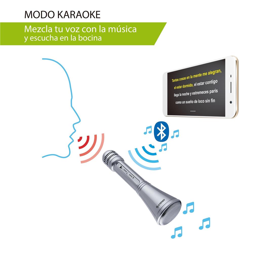 Karaoke Bluetooth Con Microfono Y Bocina img #3
