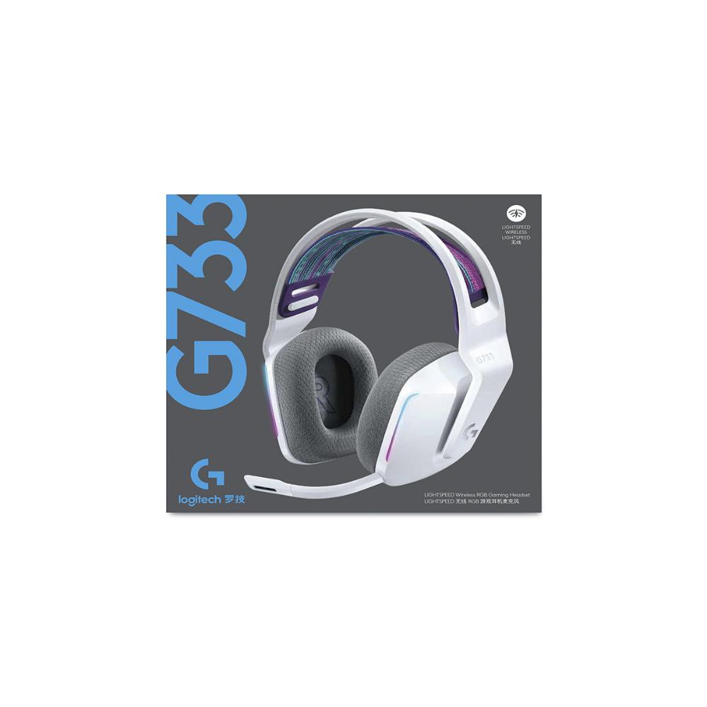 Audifonos Logitech Gamer G733 Inalámbricos Lightspeed Rgb Blanca img #4
