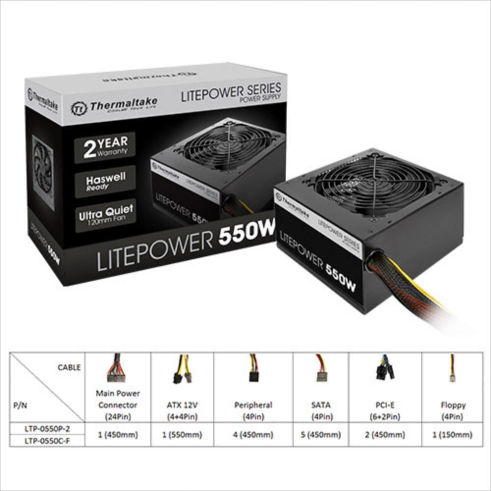 Fuente De Poder Thermaltake Litepower 550W img #3