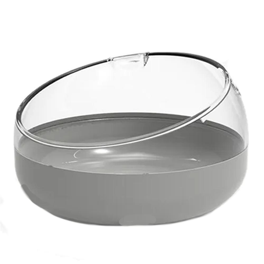 Comedero Bebedero Anti Reflujo Mascotas Perro Gato Color Gris img #1