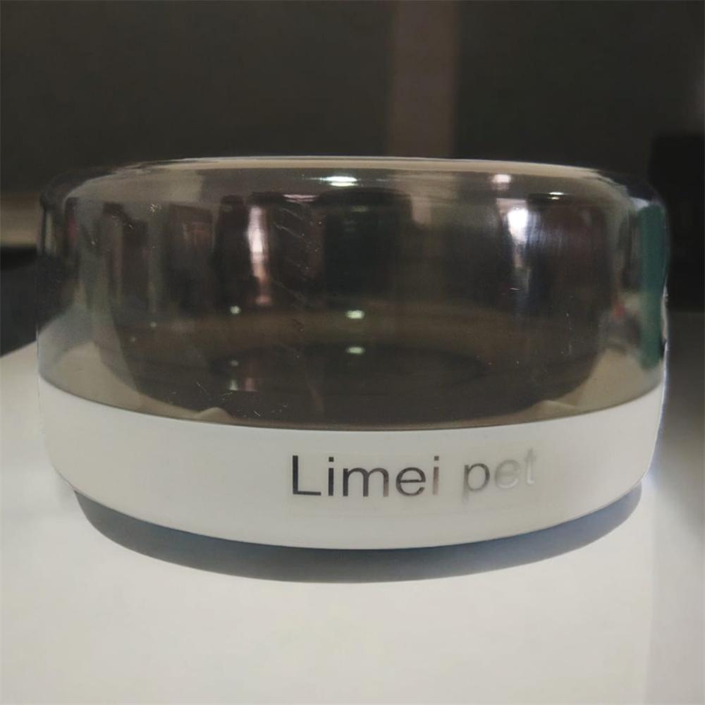 Comedero Bebedero Anti Reflujo Mascotas Perro Gato Color Gris img #5