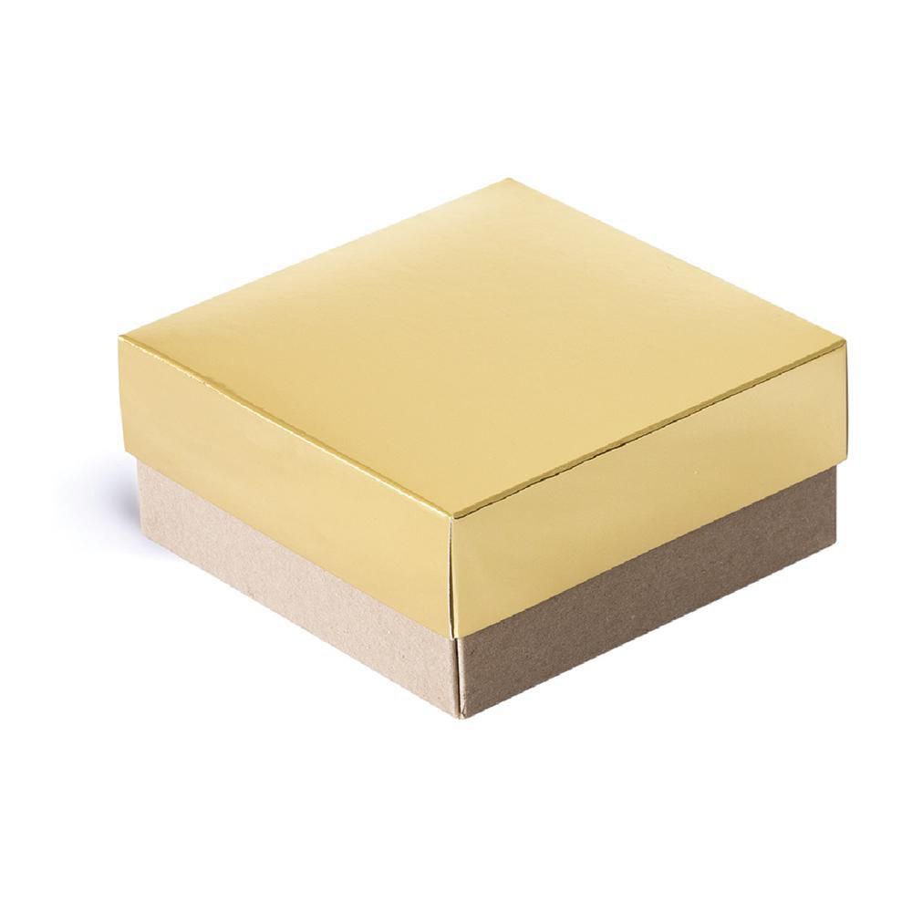 CAJA PEQUENA DORADA PEACH SINREF img #1