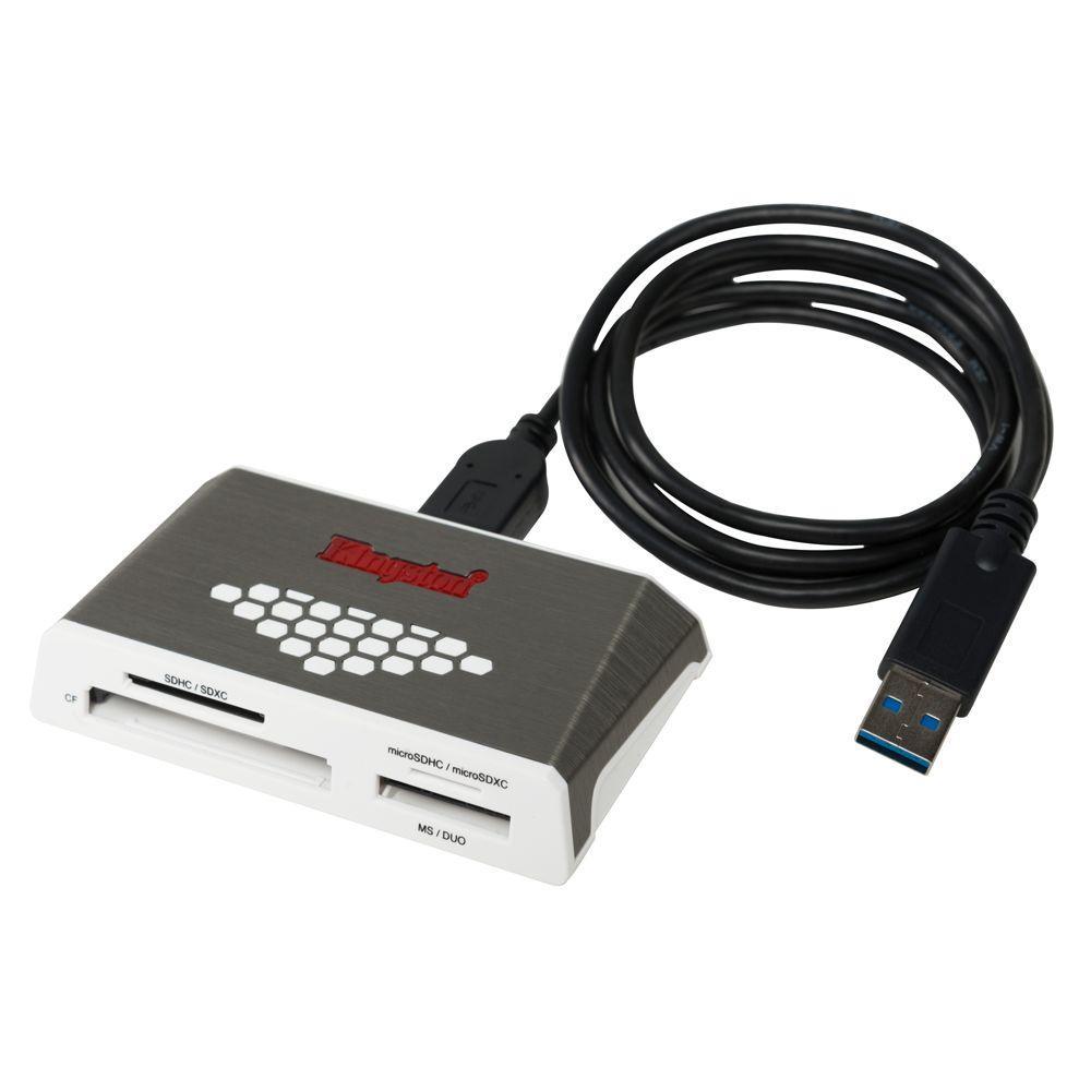 Lector De Tarjeta Usb 30 Fcr Hs4 Plateado img #1