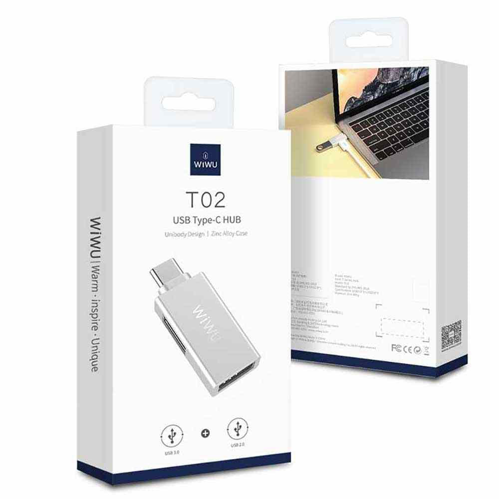 Adaptador Hub Tipo C A Usb Dual (Usb3.0 + Usb2.0) img #1