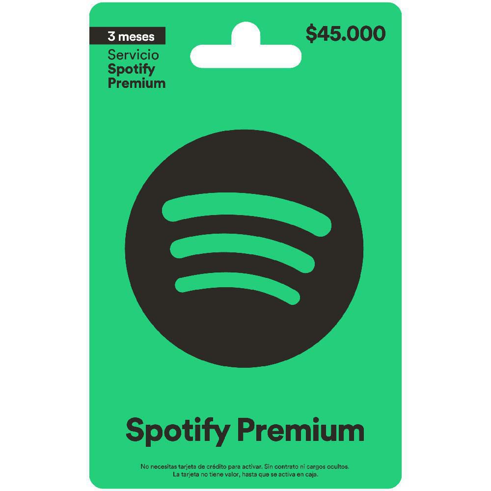 Pin Virtual POSA Spotify 3 Meses img #1