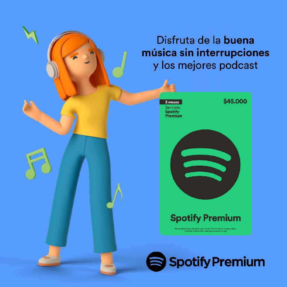 Pin Virtual POSA Spotify 3 Meses img #2