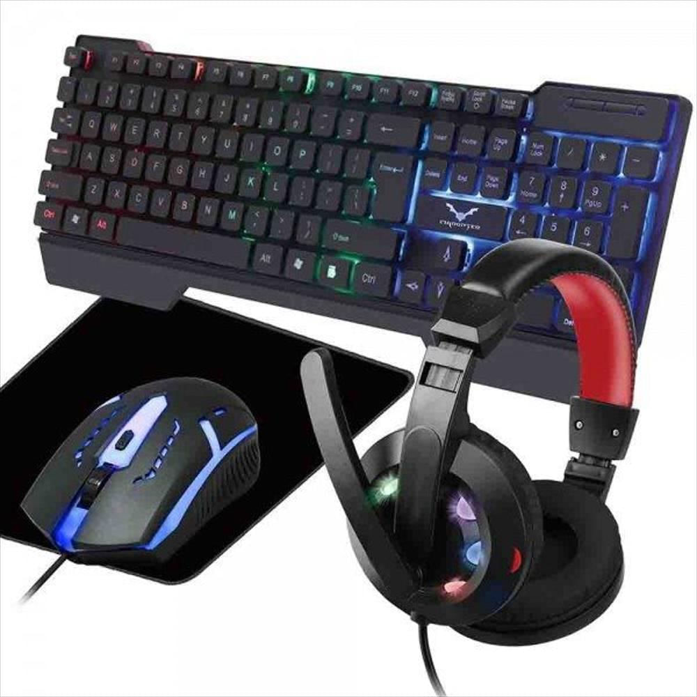 Combo Gamer Diadema, Teclado, Pad Mouse Y Mouse Wesdar img #3