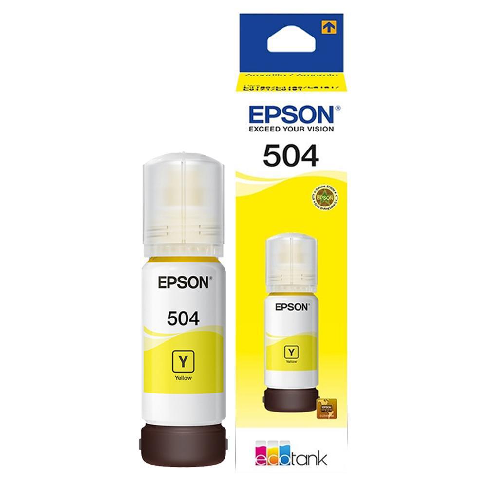 Tinta Epson Ecotank T504 Yellow Genérica img #2