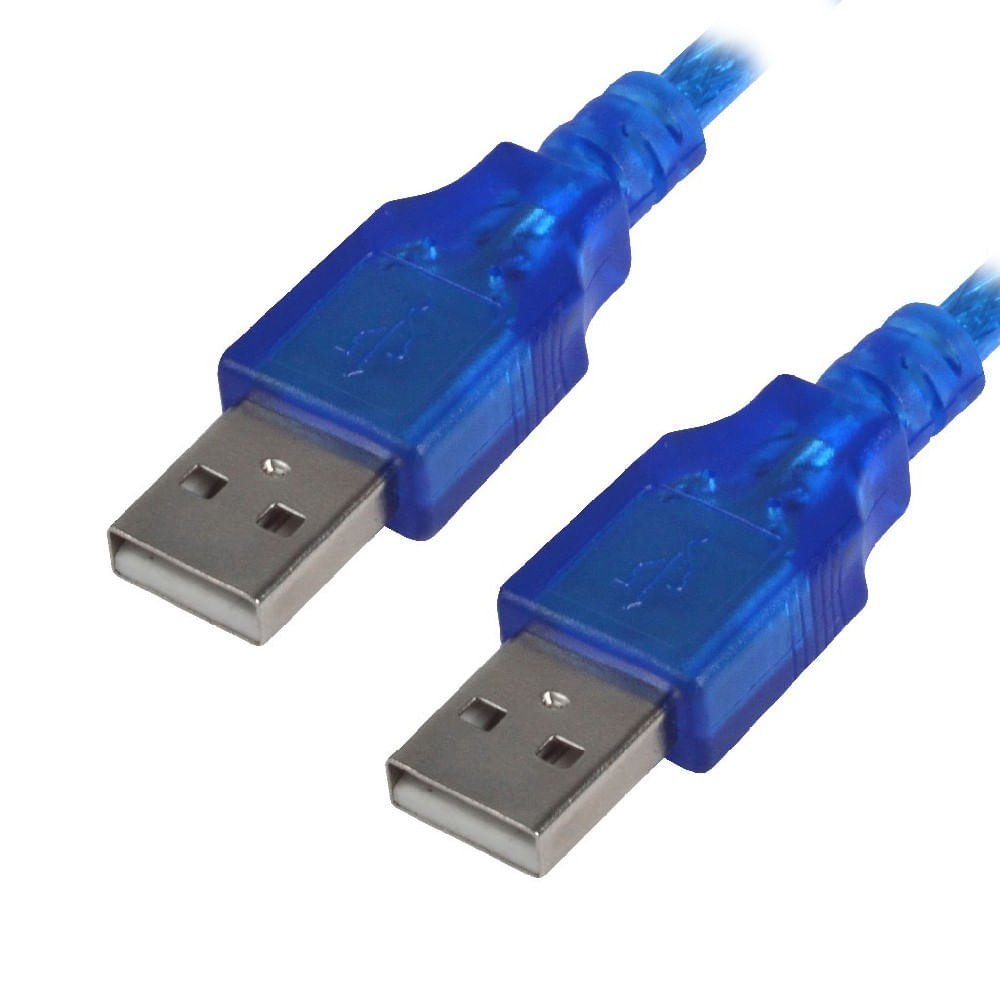 Cable Usb 1.5M Metros Macho A Macho Azul img #1
