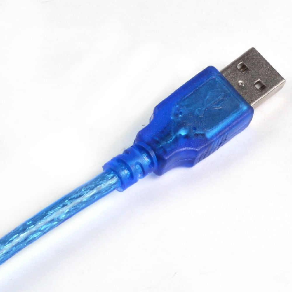 Cable Usb 1.5M Metros Macho A Macho Azul img #3