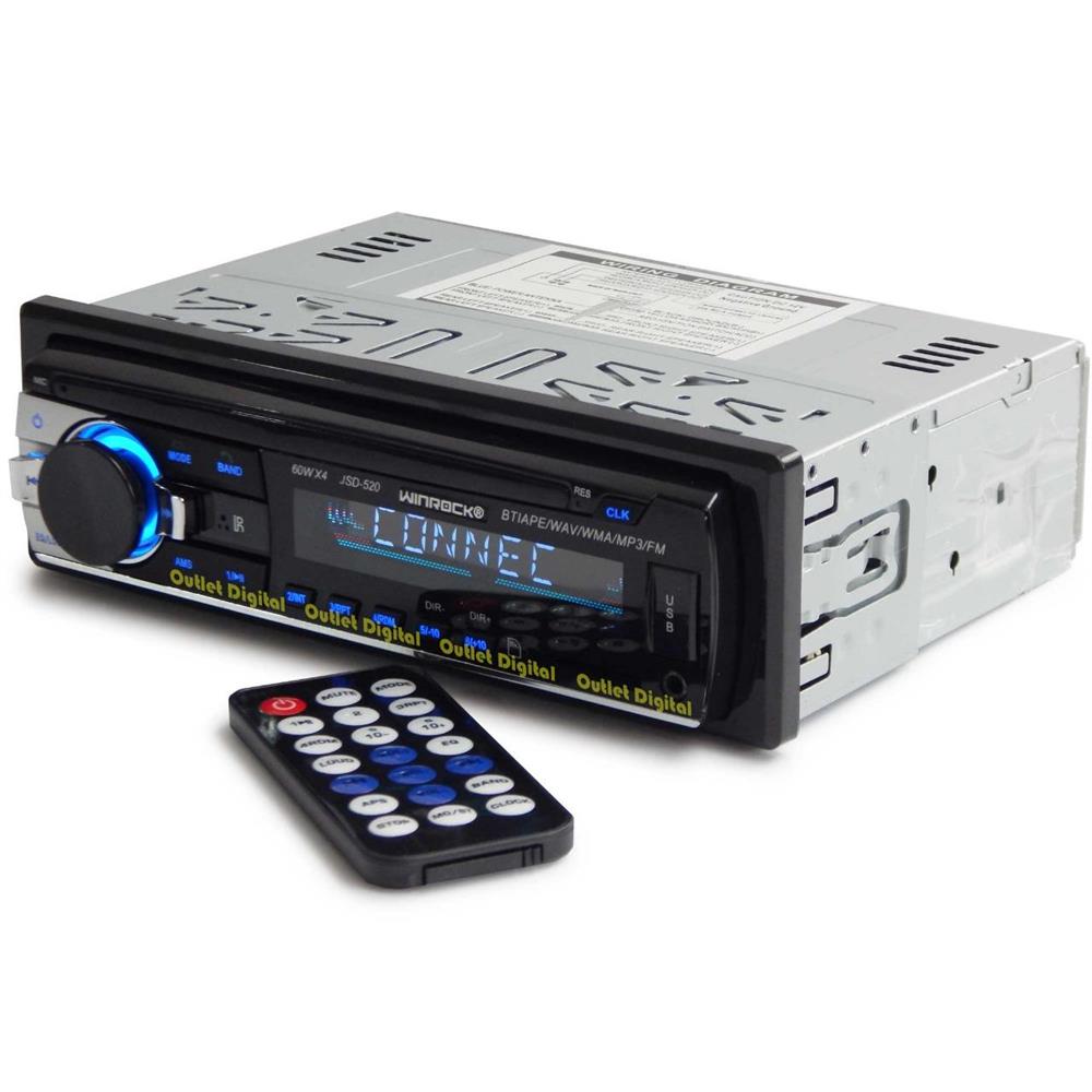 Combo De Sonido Radio Para Carro Bluetooth + 2 Parlantes img #2