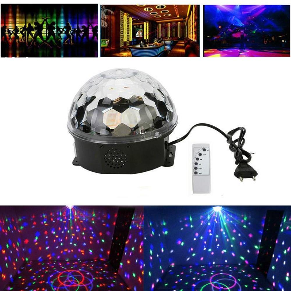 Esfera Bola Disco Cristal Led Rgb 10 W Control Bluetooth 1 img #1