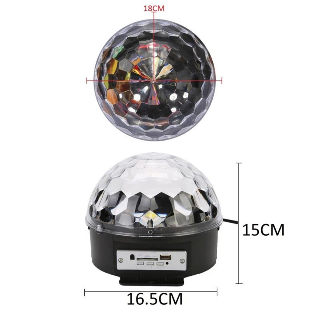 Esfera Bola Disco Cristal Led Rgb 10 W Control Bluetooth 1 img #5