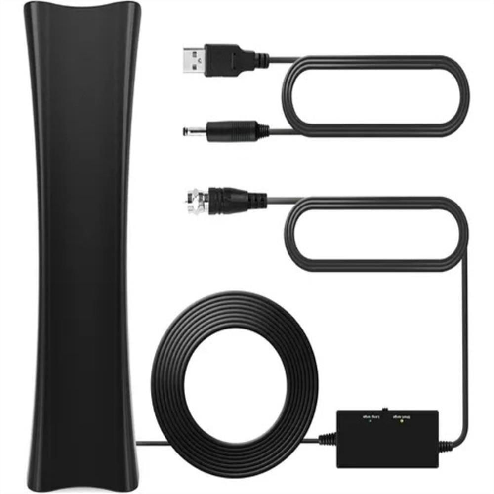 Antena Tdt 80Km + Amplificador Digital Tv 3En1 Diseño Lujo img #1