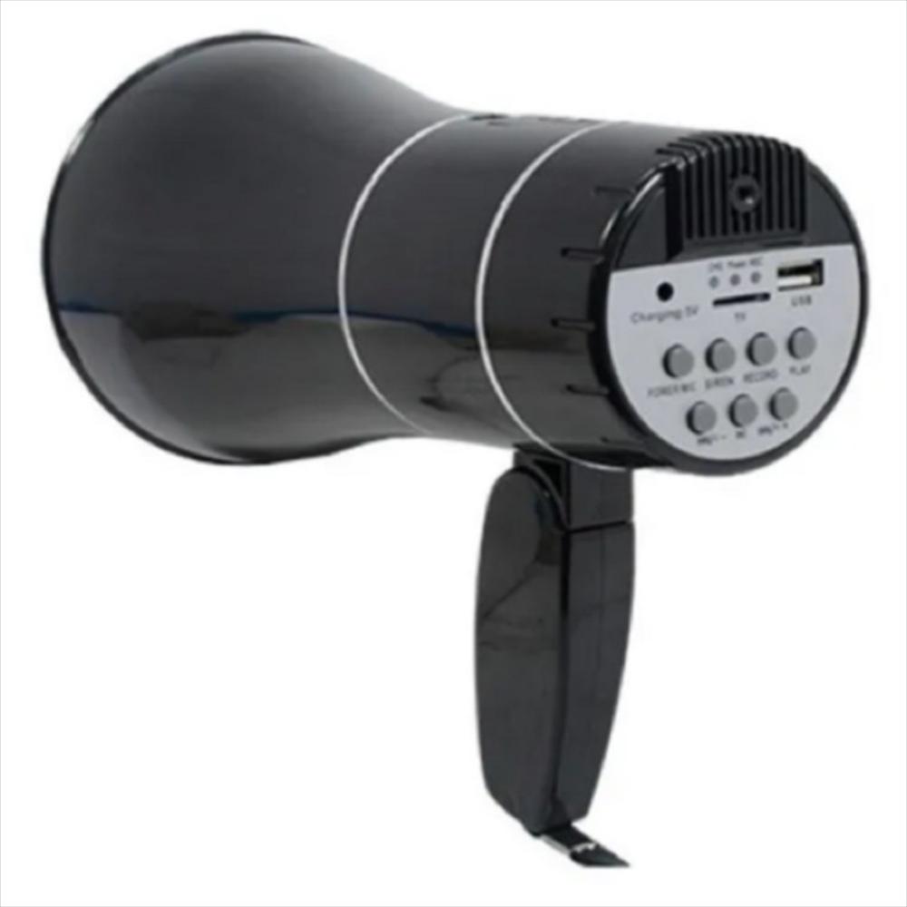 Megafono Recargable Sirena Grabador Voz 15W img #5