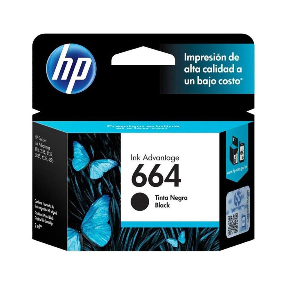 Tinta Hp 664 Negro img #1