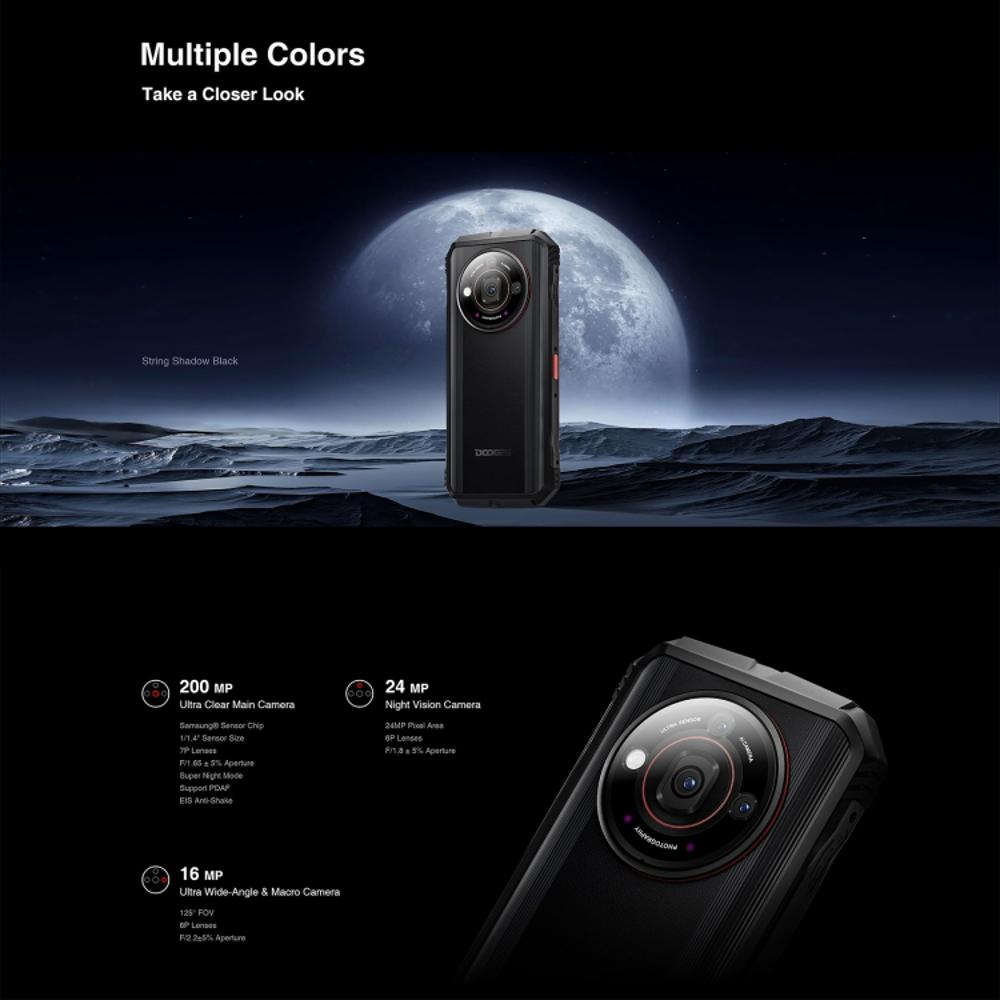 Celular Robusto Doogee V30 Pro 12Gb + 512Gb Cam 200Mp Android 13 Dimensity 7050 5G img #4