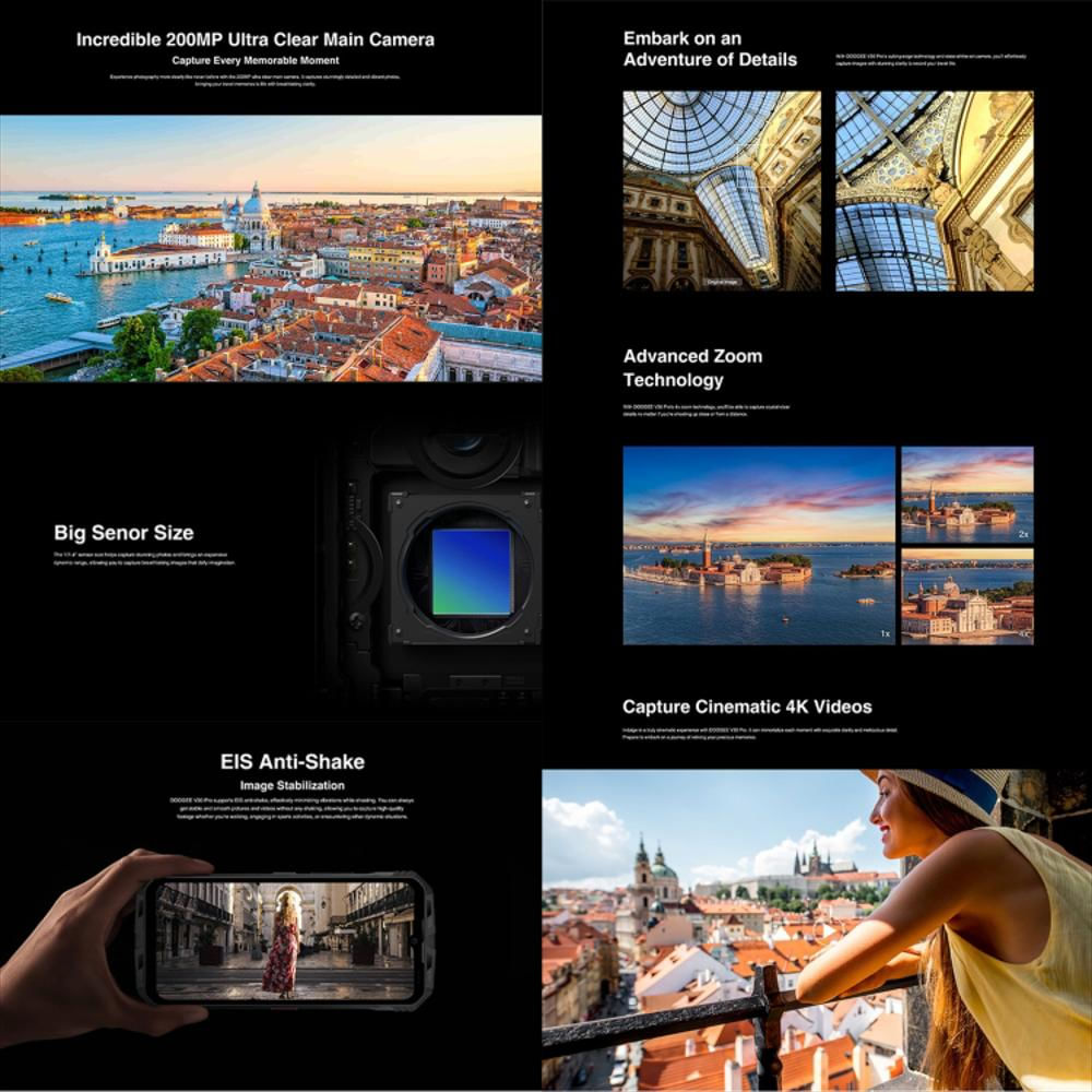 Celular Robusto Doogee V30 Pro 12Gb + 512Gb Cam 200Mp Android 13 Dimensity 7050 5G img #5