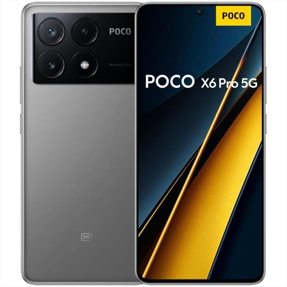 Celular Xiaomi Poco X6 Pro 5G 512Gb / 12Ram / 64Mp Gris img #1