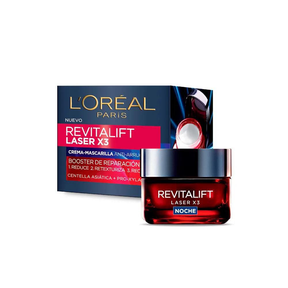 Crema facial DERMO EXPERTISE Noche antiarrugas LorealParis laser (50  gr) img #2