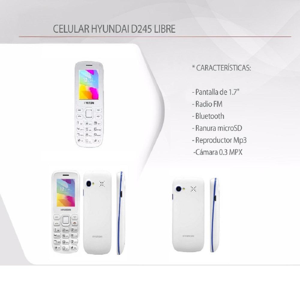 Celular Hyundai D245 Ds img #3