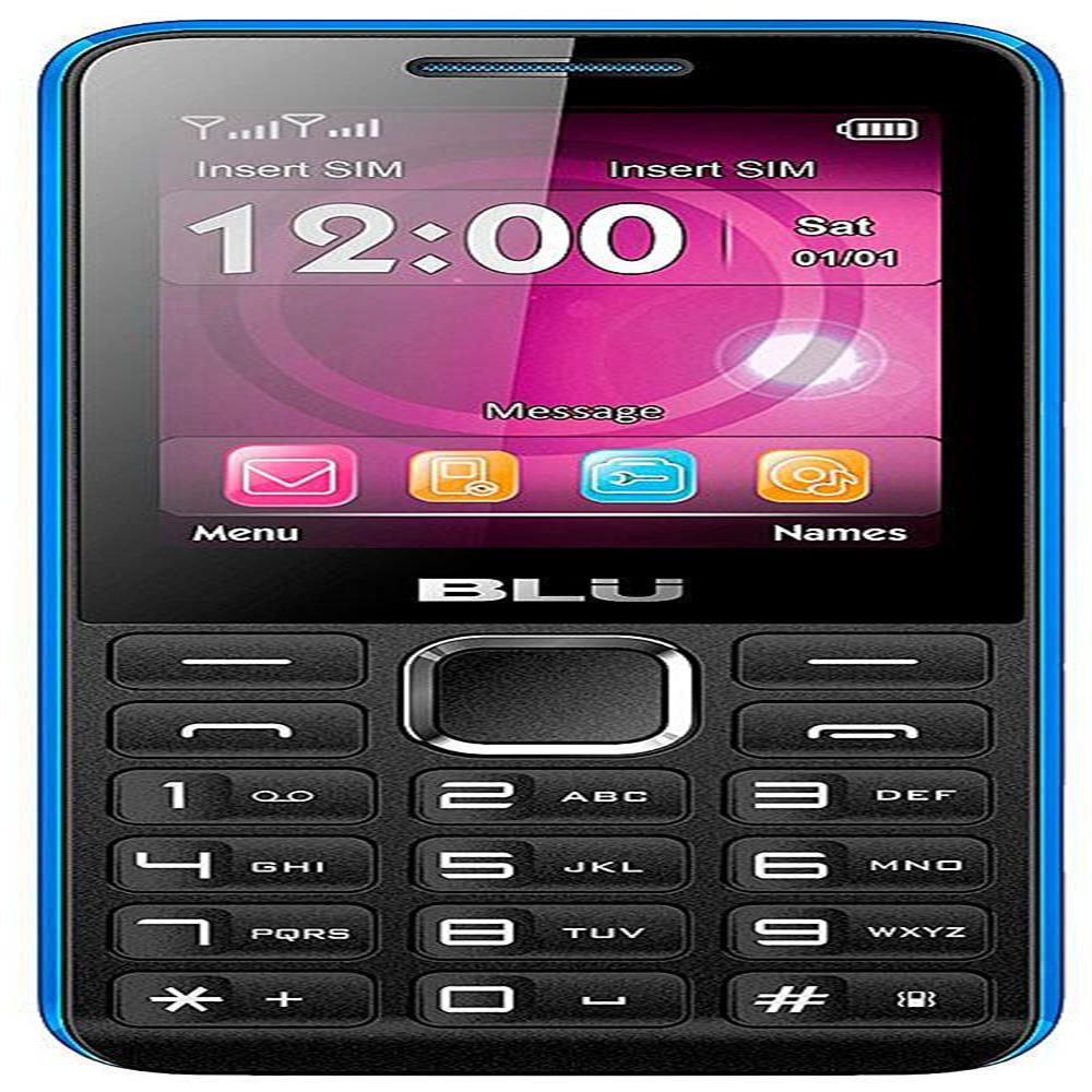 Celular Blu Z3 M Doble Sim Negro Con Azul img #1