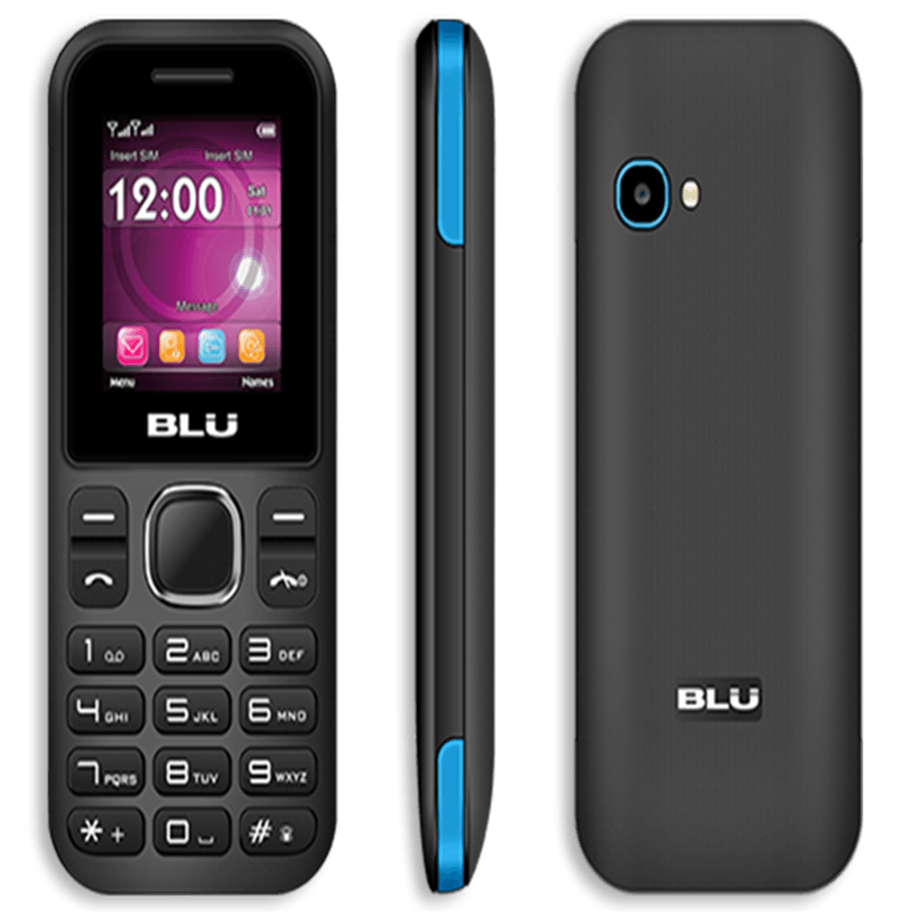Celular Blu Z3 M Doble Sim Negro Con Azul img #3
