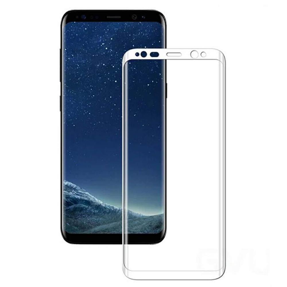 Vidrio Templado Curvo 4D Samsung Galaxy S9 Plus Full Blanco img #2