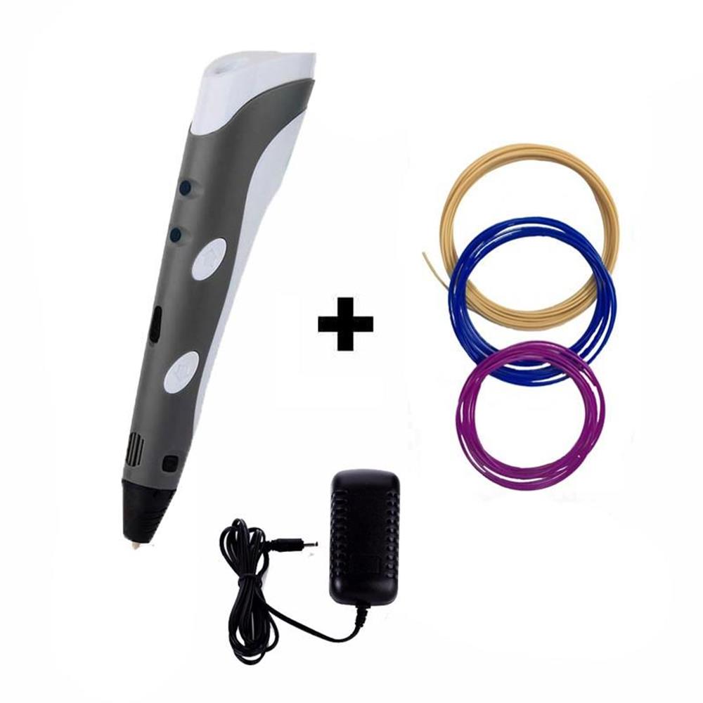 Lapiz Impresora Dibujo En 3D Pen Lapicero + 3 Filamentos 1 img #2