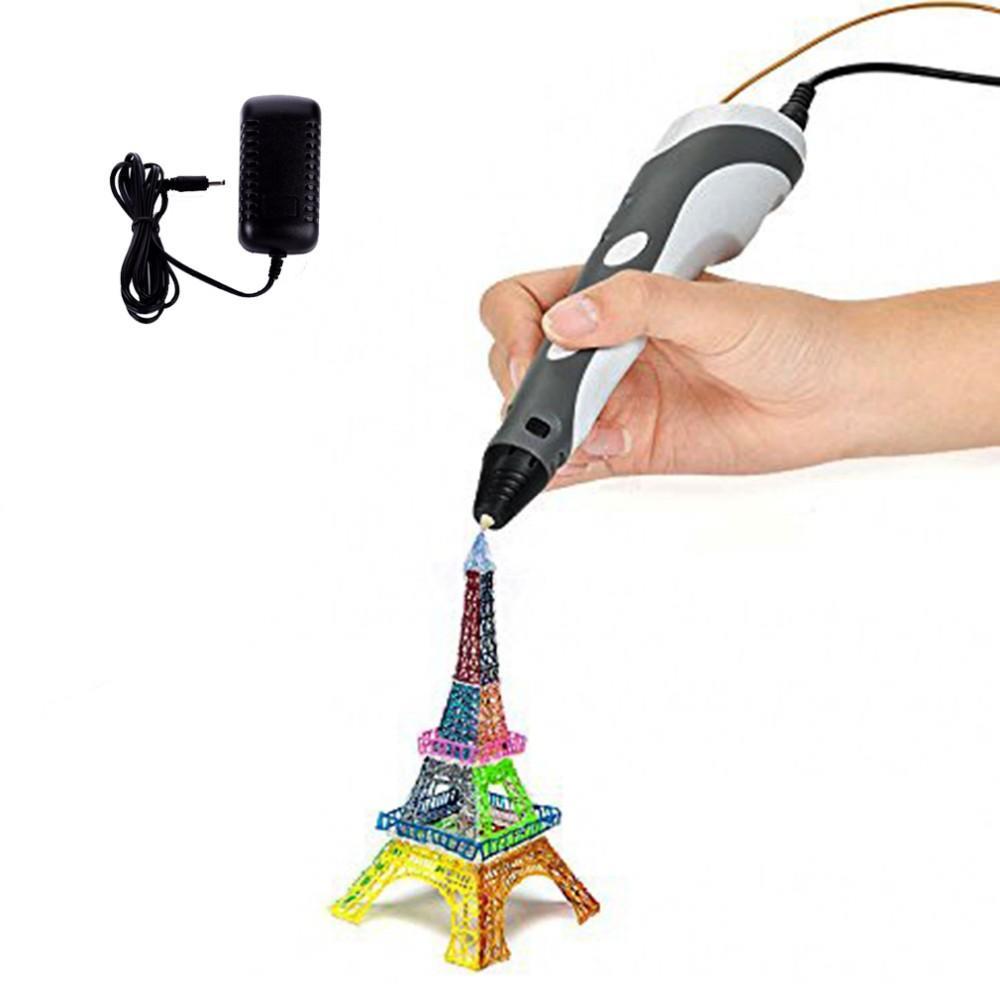 Lapiz Impresora Dibujo En 3D Pen Lapicero + 3 Filamentos 1 img #3