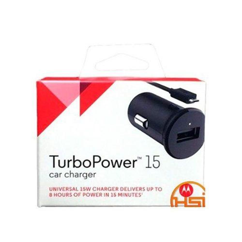 Cargador De Carro Turbo Charger Motorola Carga Rapida img #1