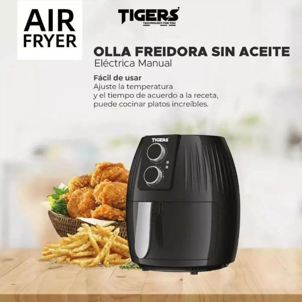 Freidora Electrica De Aire Manual 4.5 Litros Tigers Tg337 img #2