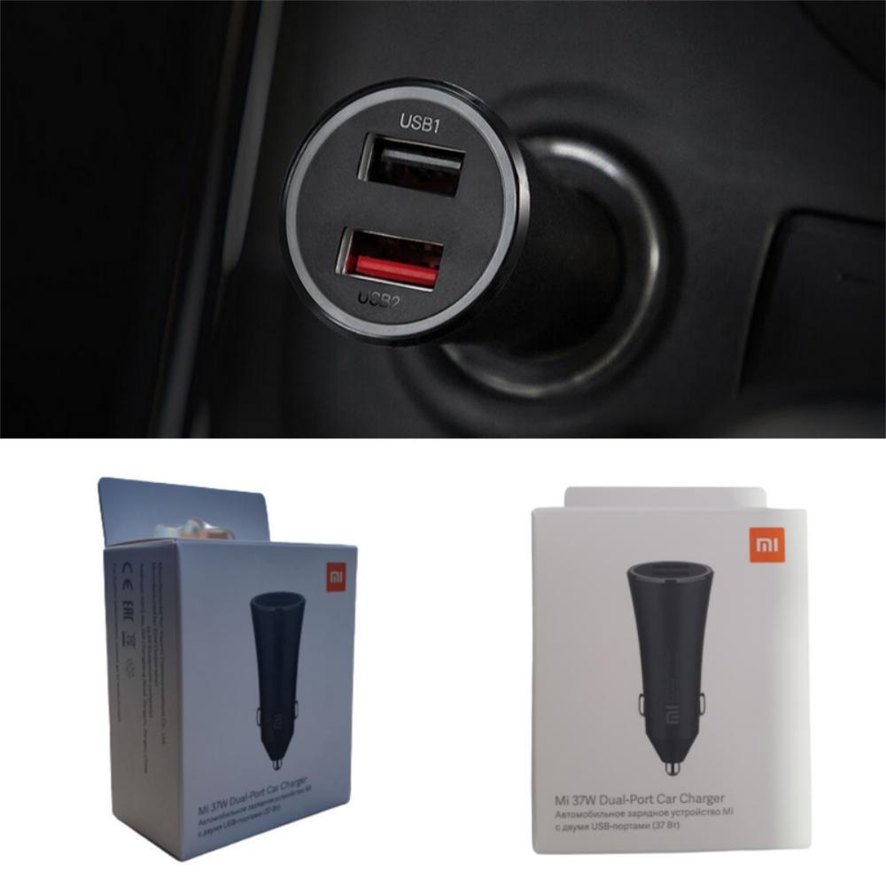 Cargador De Carro Xiaomi Mi 37W Dual Port Car Charger Usb Doble Carga Rápida img #2