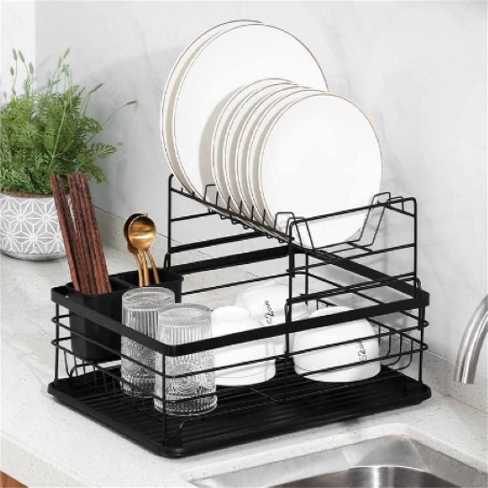 Escurridor Platos Platero Metalico 2 Niveles Bandeja. img #2