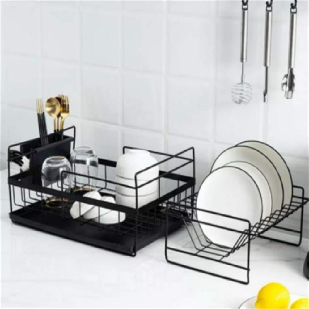 Escurridor Platos Platero Metalico 2 Niveles Bandeja. img #5