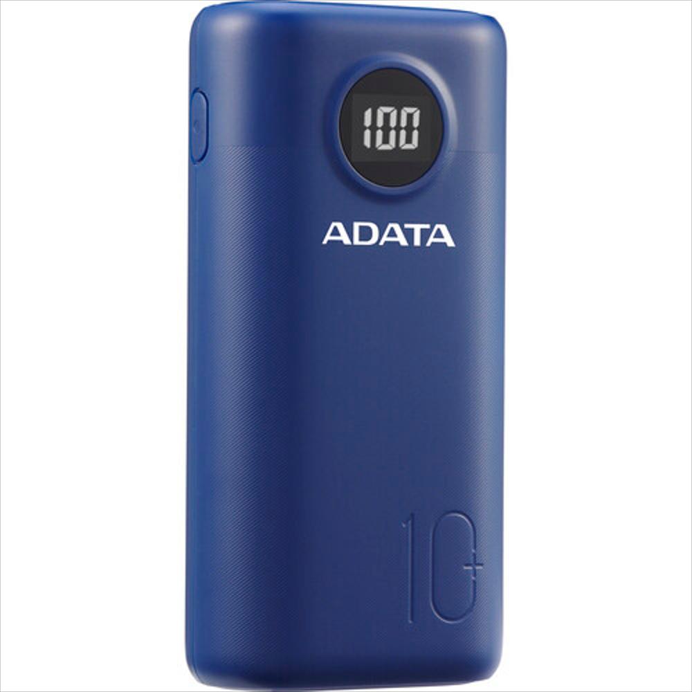 Banco De Poder Adata P10000qcd 10000 Mah Tipo C Azul img #1