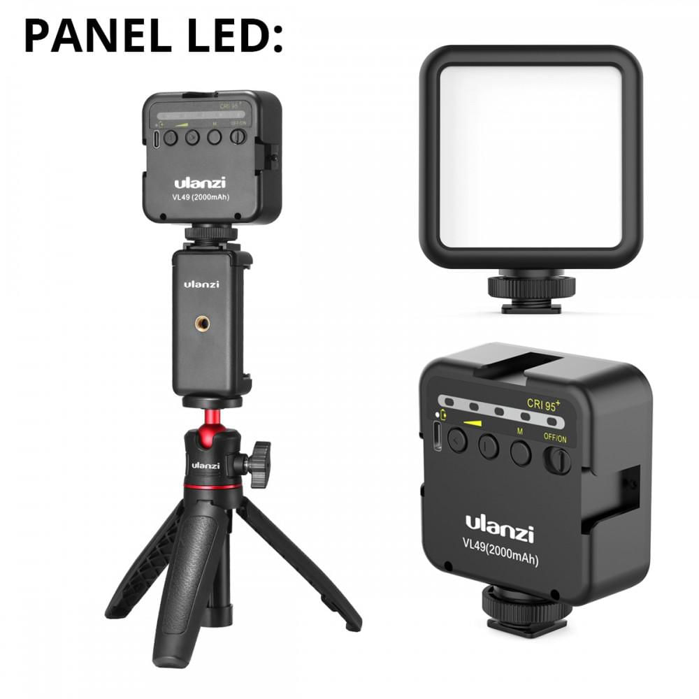 Kit Led Tripode De Mesa Extensible Palo Selfie Ulanzi Para Smartphone img #4