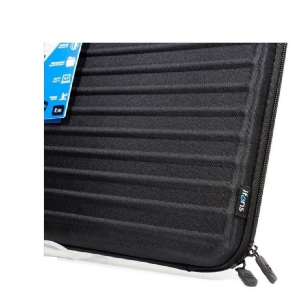 Funda Maletin Computador Portatil 14 Pulgadas Antichoque Lineas Negra img #2