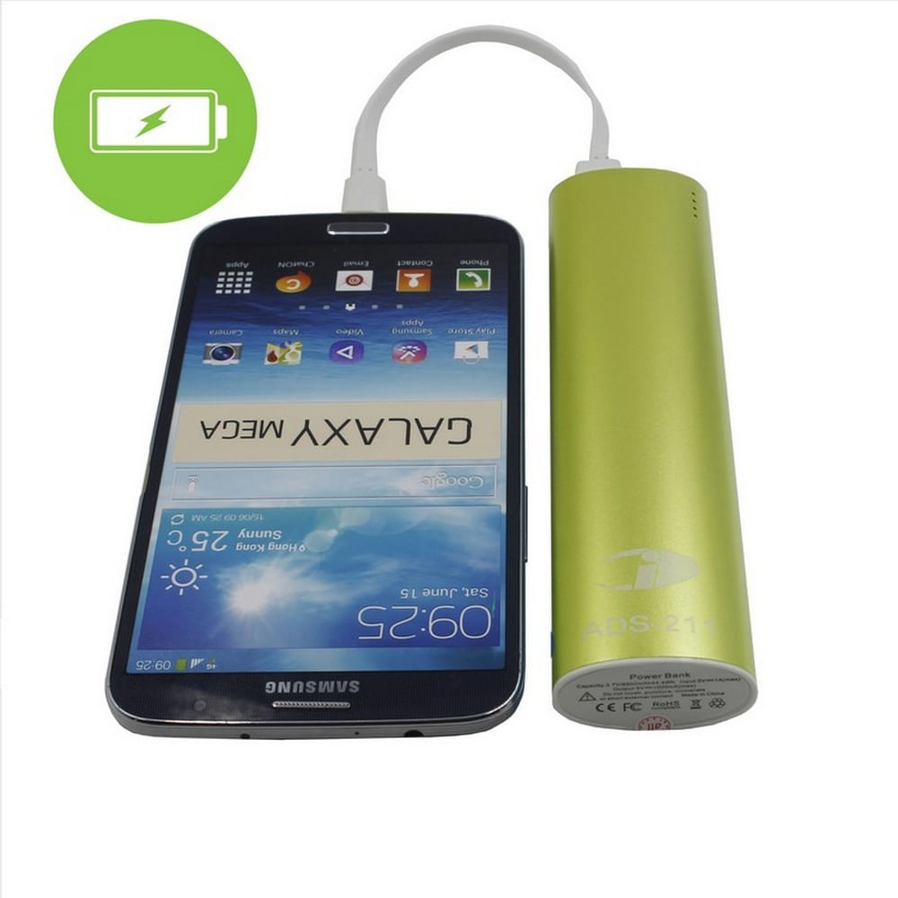 Power Bank Cargador Bateria Portatil 6800Mha Dorado img #2