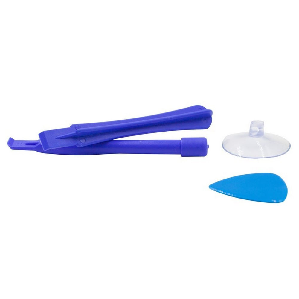 Kit Herramientas 14En1 Para Reparar Celulares Negro Azul img #4