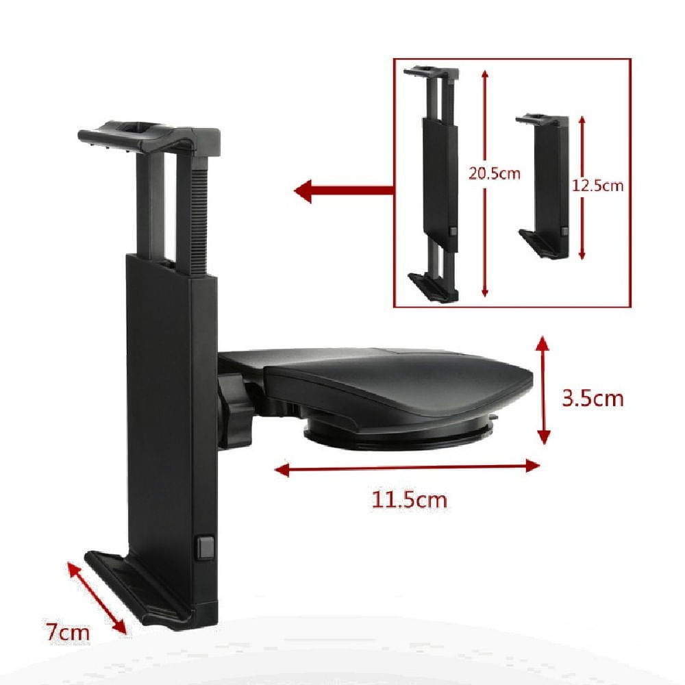 Soporte Millare Carro Y Escritorio Universal Tablet Negro img #5
