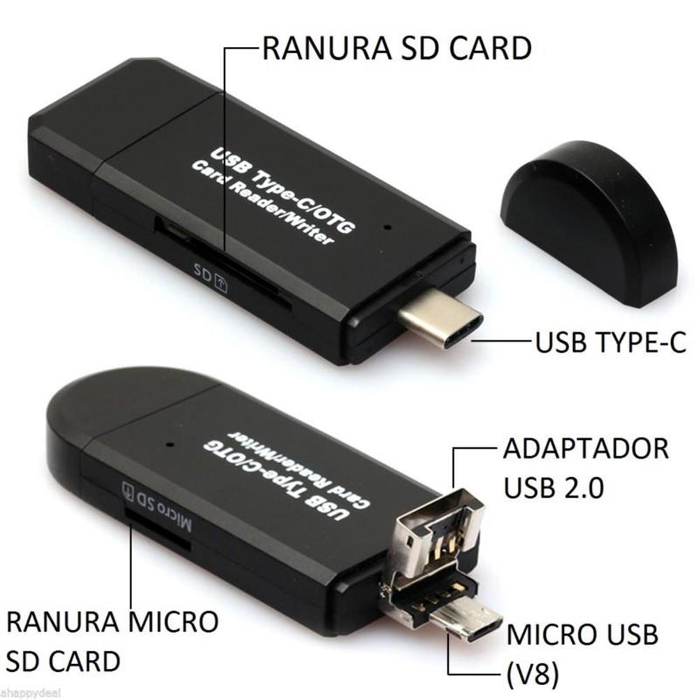 Lector Tipo C Otg Usb Sd Micro Sd Celular Macbook 1 img #5