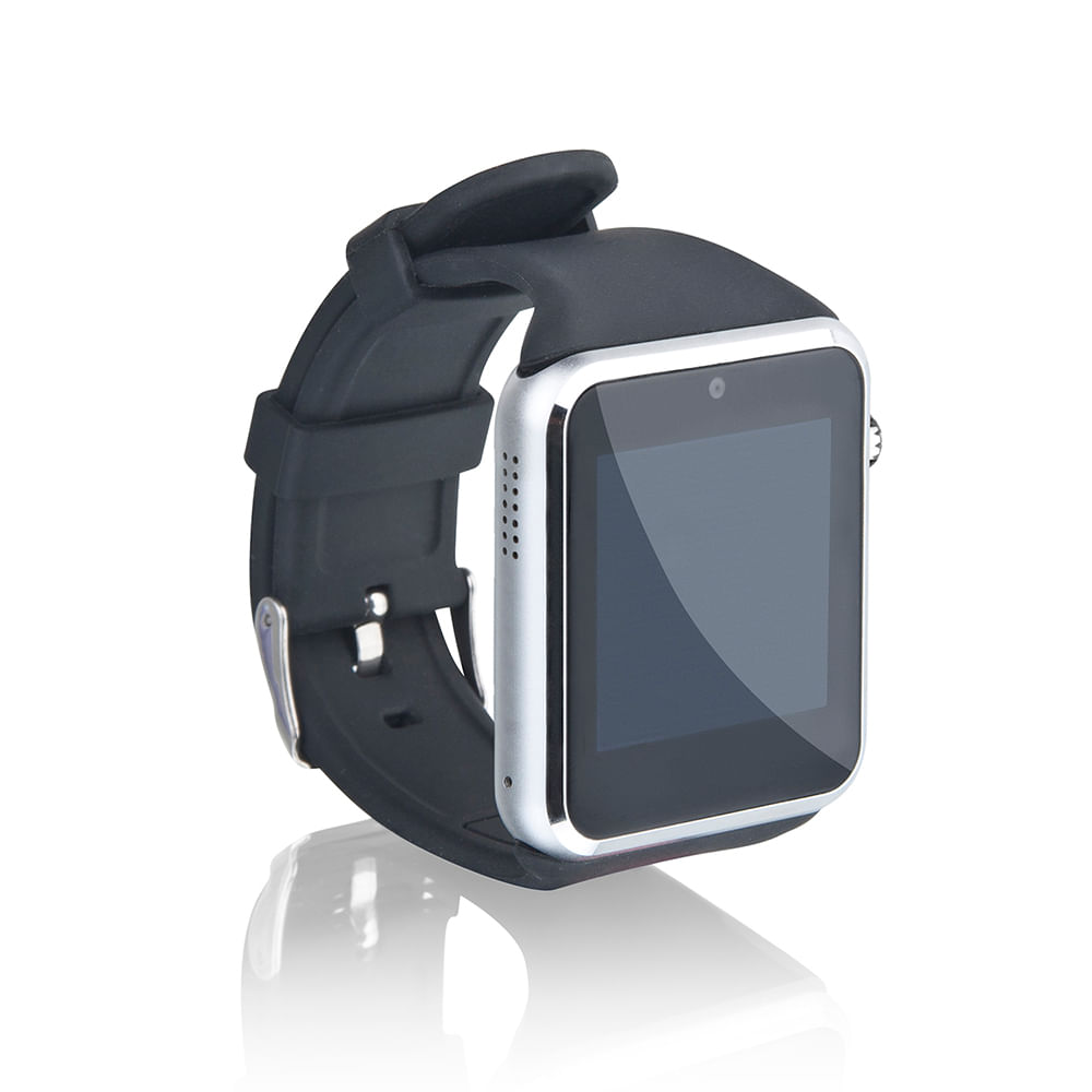 Smartwatch Reloj Inteligente Tactil Bluetooth Plateado img #2
