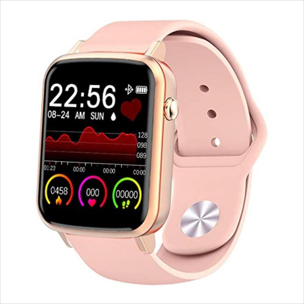 Reloj Inteligente Tactil Resistente Al Agua Con 2 Pulsos R25 Rosado img #1