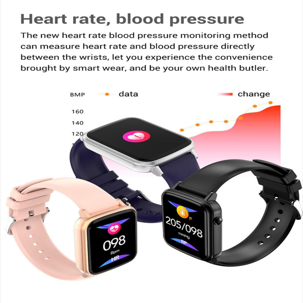 Reloj Inteligente Tactil Resistente Al Agua Con 2 Pulsos R25 Rosado img #4