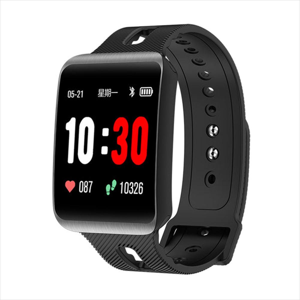Reloj Deportiva Inteligente Frecuencia Cardiaca Y Podómetro Negro | Gt98 img #1