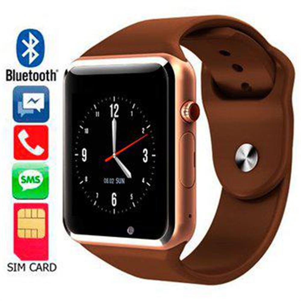 Smartwatch Reloj Inteligente A1 Dorado img #1