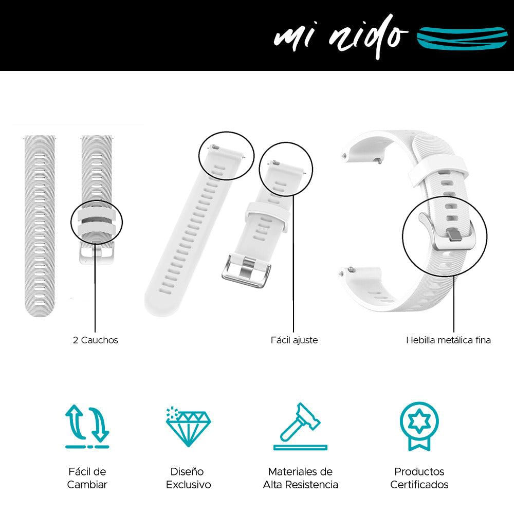 Correa De Silicona Para Samsung Watch 4 44Mm + Protector X 1 Na img #2