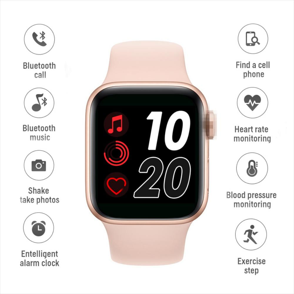 Reloj Inteligente T500 Bluetooth Llamada Presión Arterial Smartwatch Oro img #1