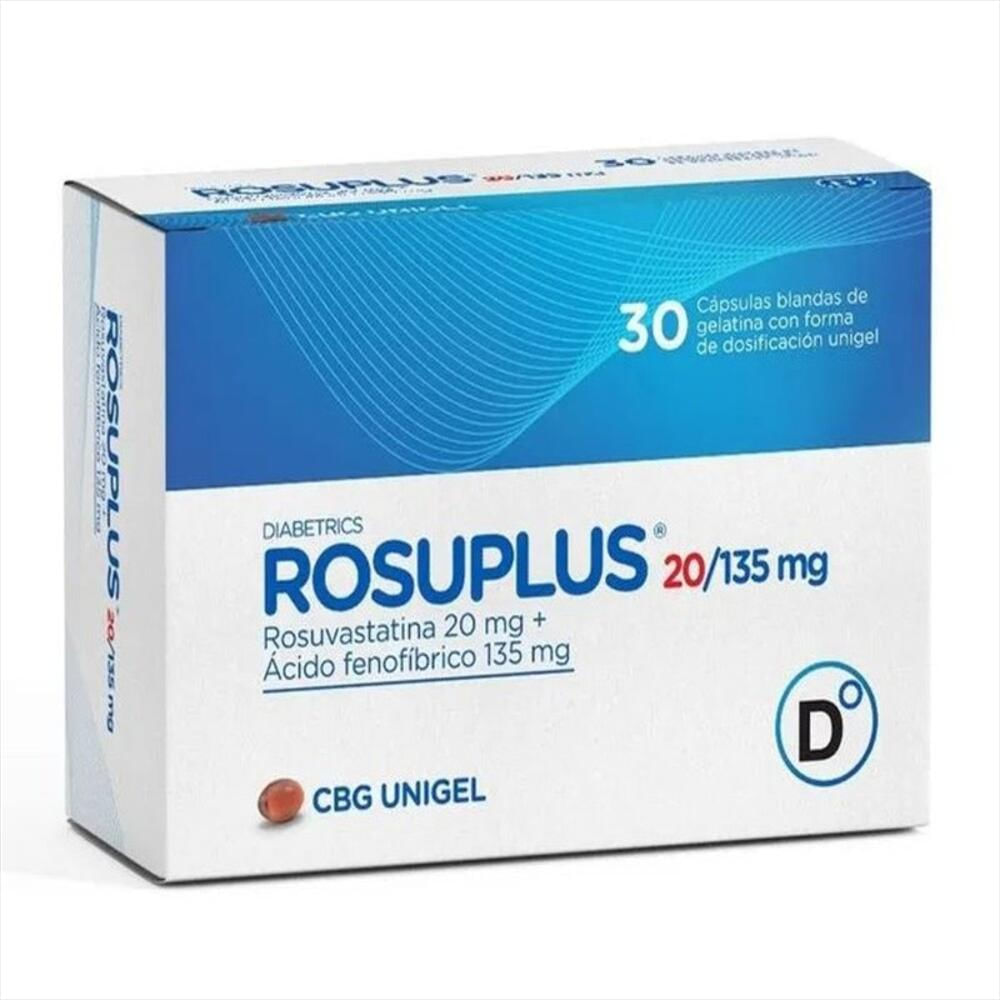 Rosuplus 20/135 Mg Por 30 Capsulas Blandas img #1